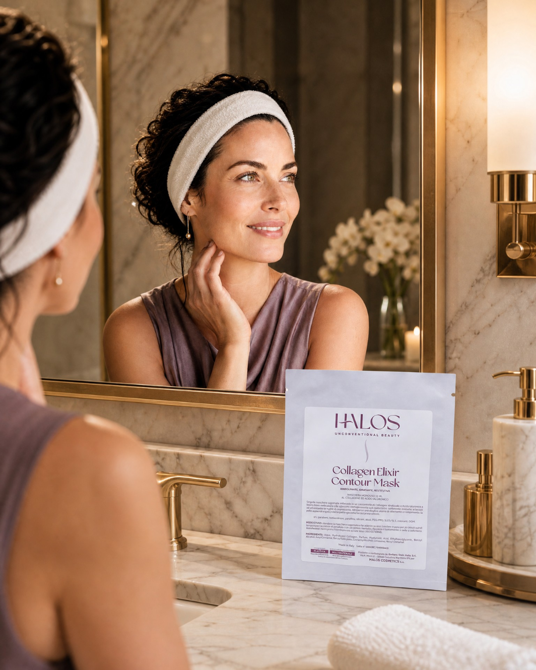 Collagen Elixir Contour Mask — Rimpolpa, illumina e ridisegna i contorni in un solo gesto