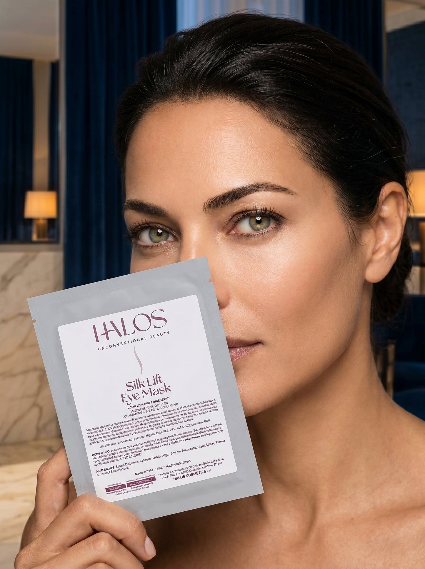 Silk Lift Eye Mask — Distende, decongestiona e rinfresca lo sguardo — effetto immediato