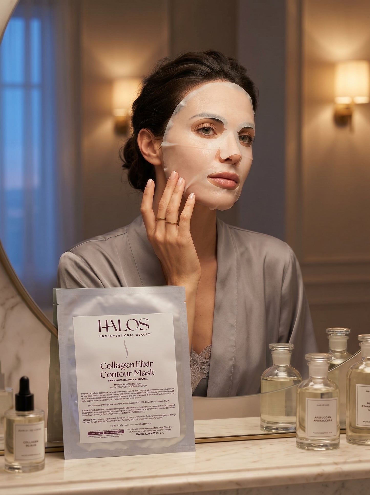 Collagen Elixir Contour Mask — Rimpolpa, illumina e ridisegna i contorni in un solo gesto